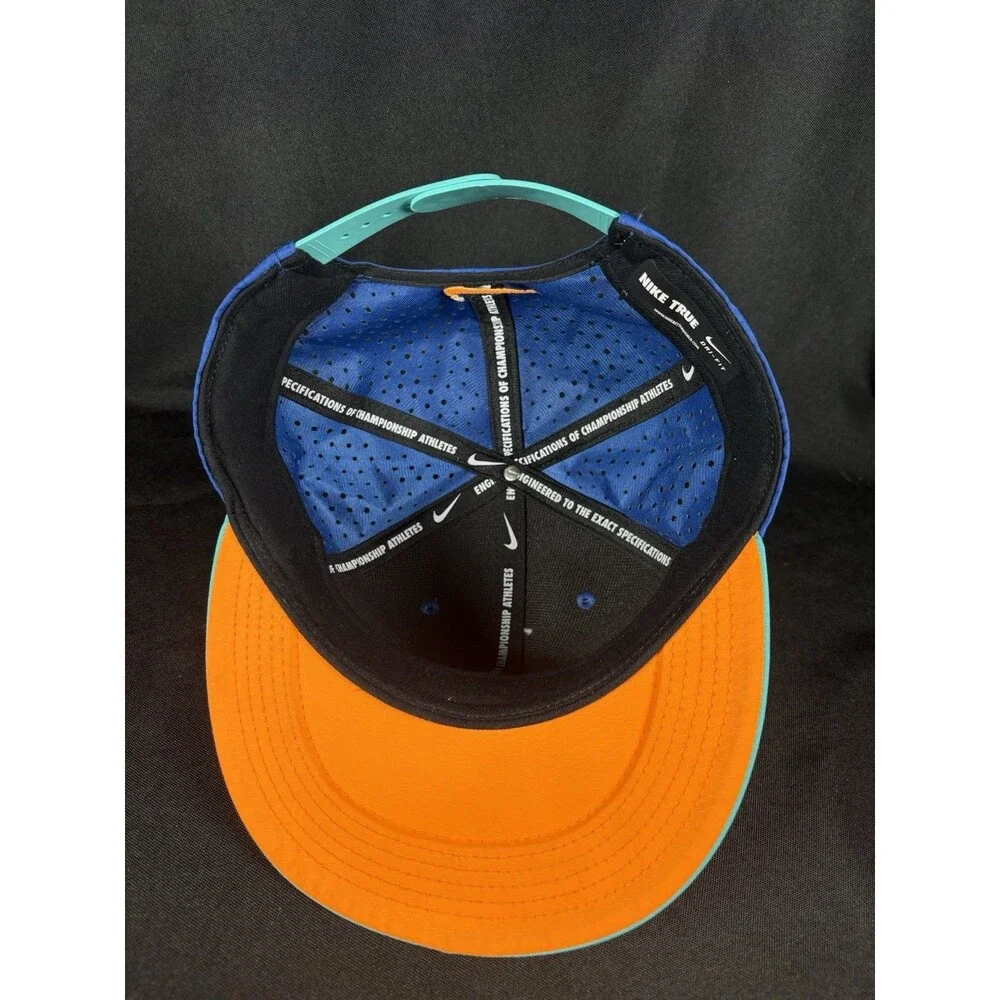 Nike KD Hat Cap Snap Back One Size Blue Teal Orange Kevin Durant Dri-FIT Mens